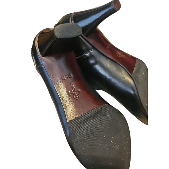 Cole Haan black leather ankle boots sz 6.5 booties - Picture 4 of 5